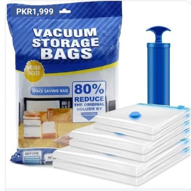 Vaccum storage bags