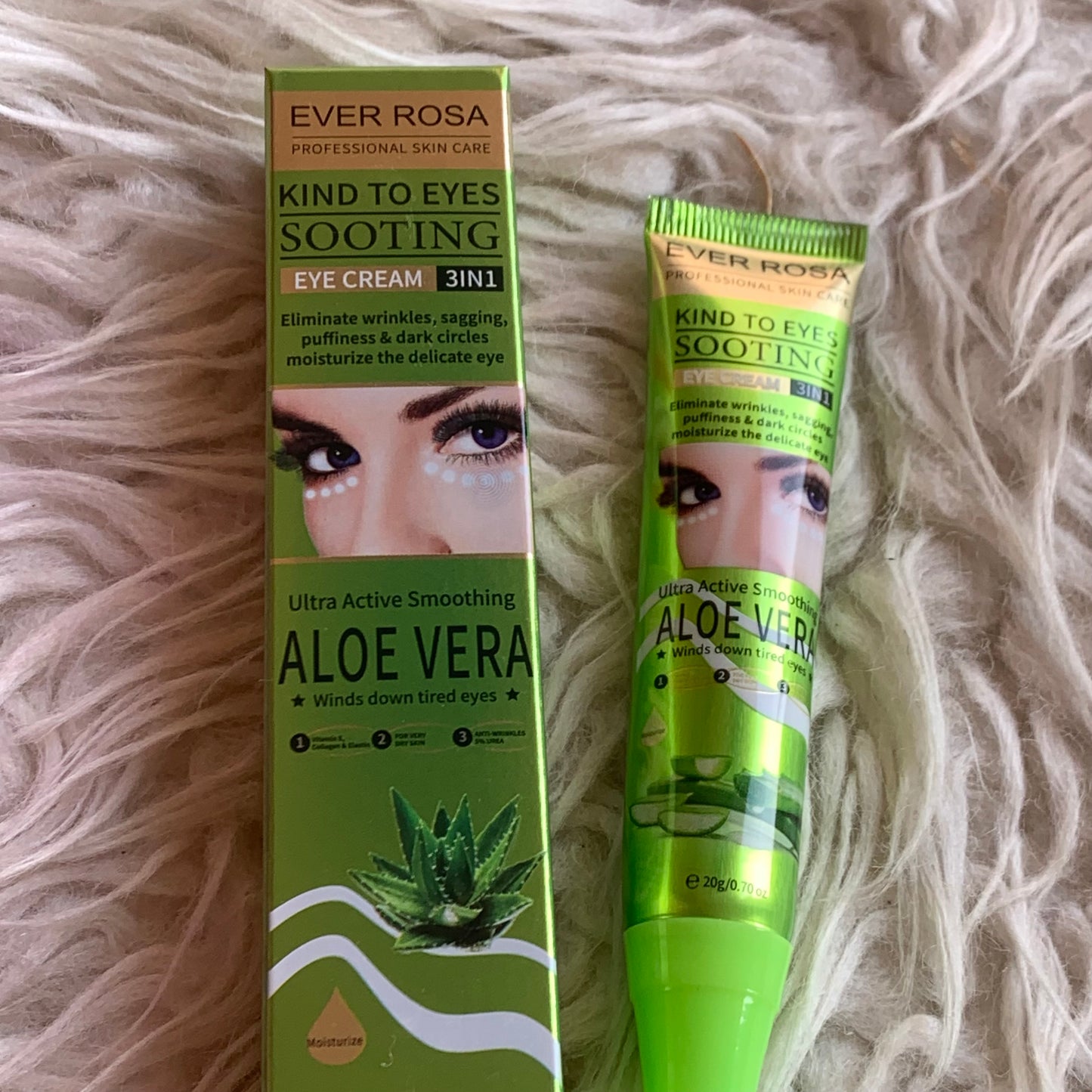 Ever Rose kind to eyes sooting eye cream 3in1