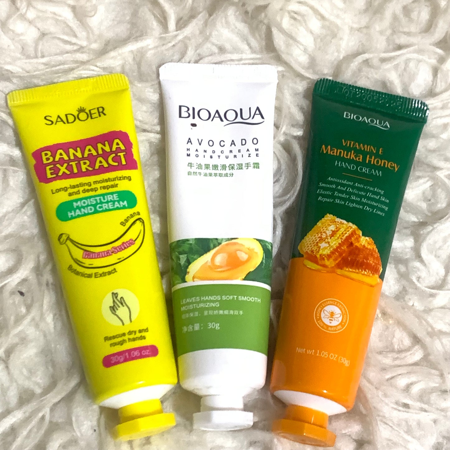 Hand creams (3pcs mix) 1$