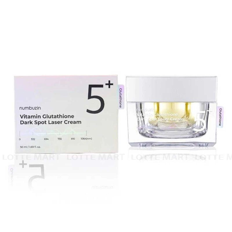 Numbuzin 5+ vitamin glutathione dark spot laser cream