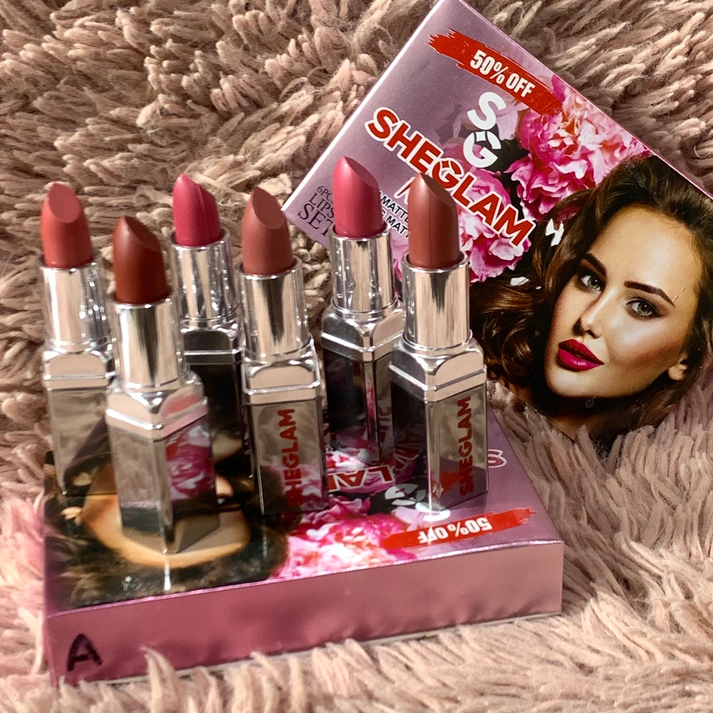 Sheglam matte 6pcs lipstick set