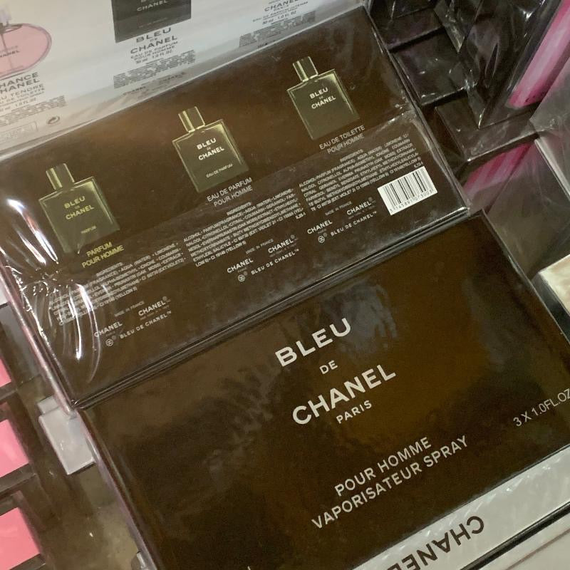 Blue De Chanel Perfumes Gift Set ( male)