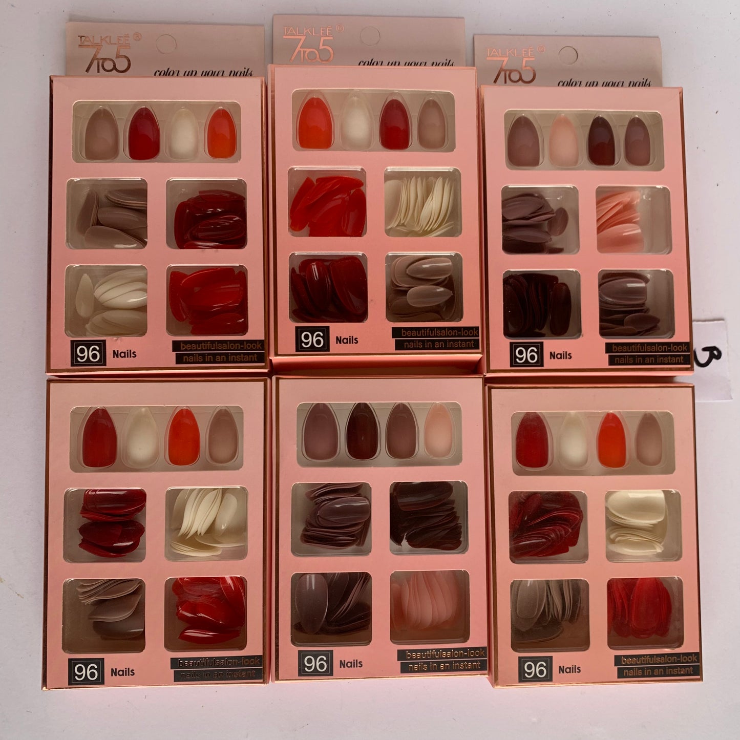96 nails set (deal of 6)