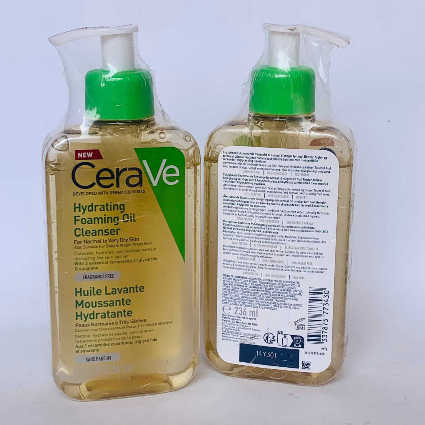 CeraVe hydrating foaming oil Cleanser 236ml