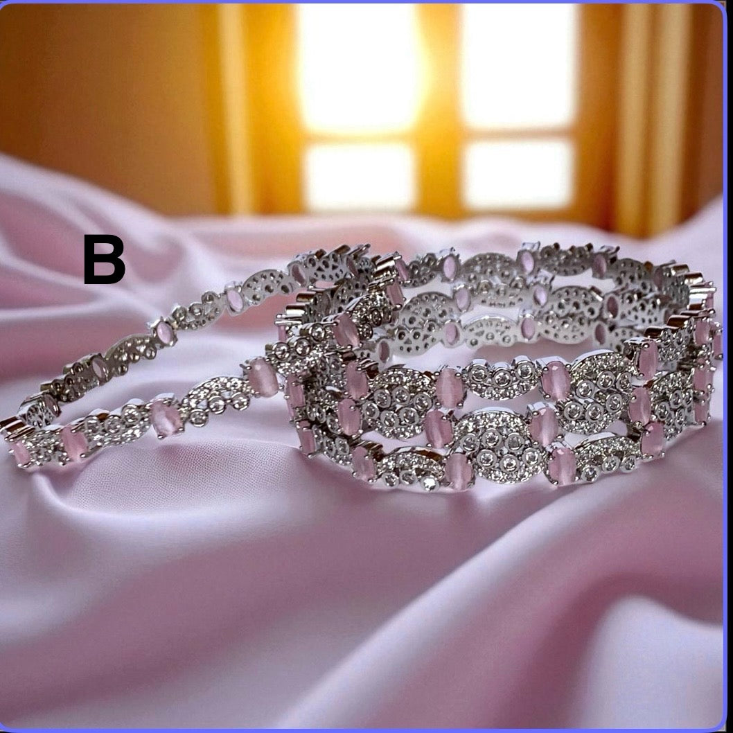 Bangles with zircone style