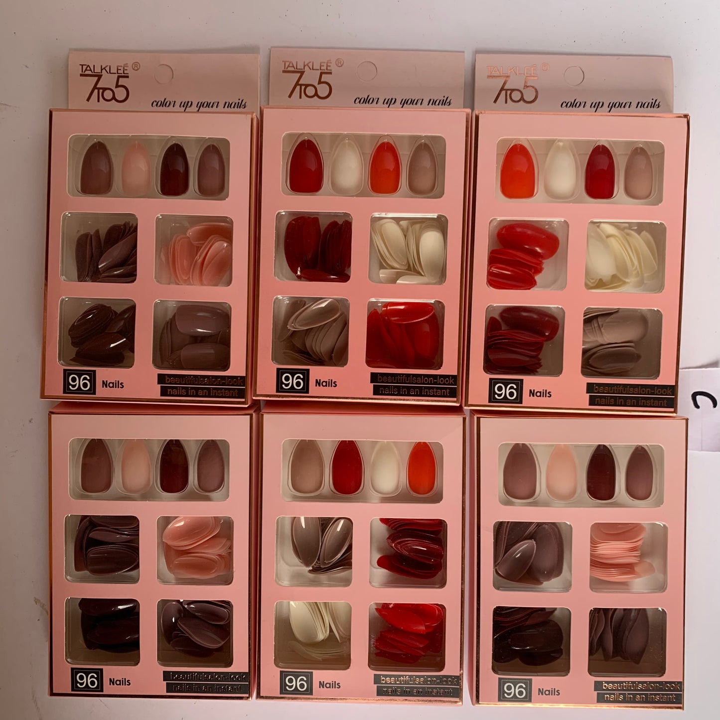 96 nails set (deal of 6)