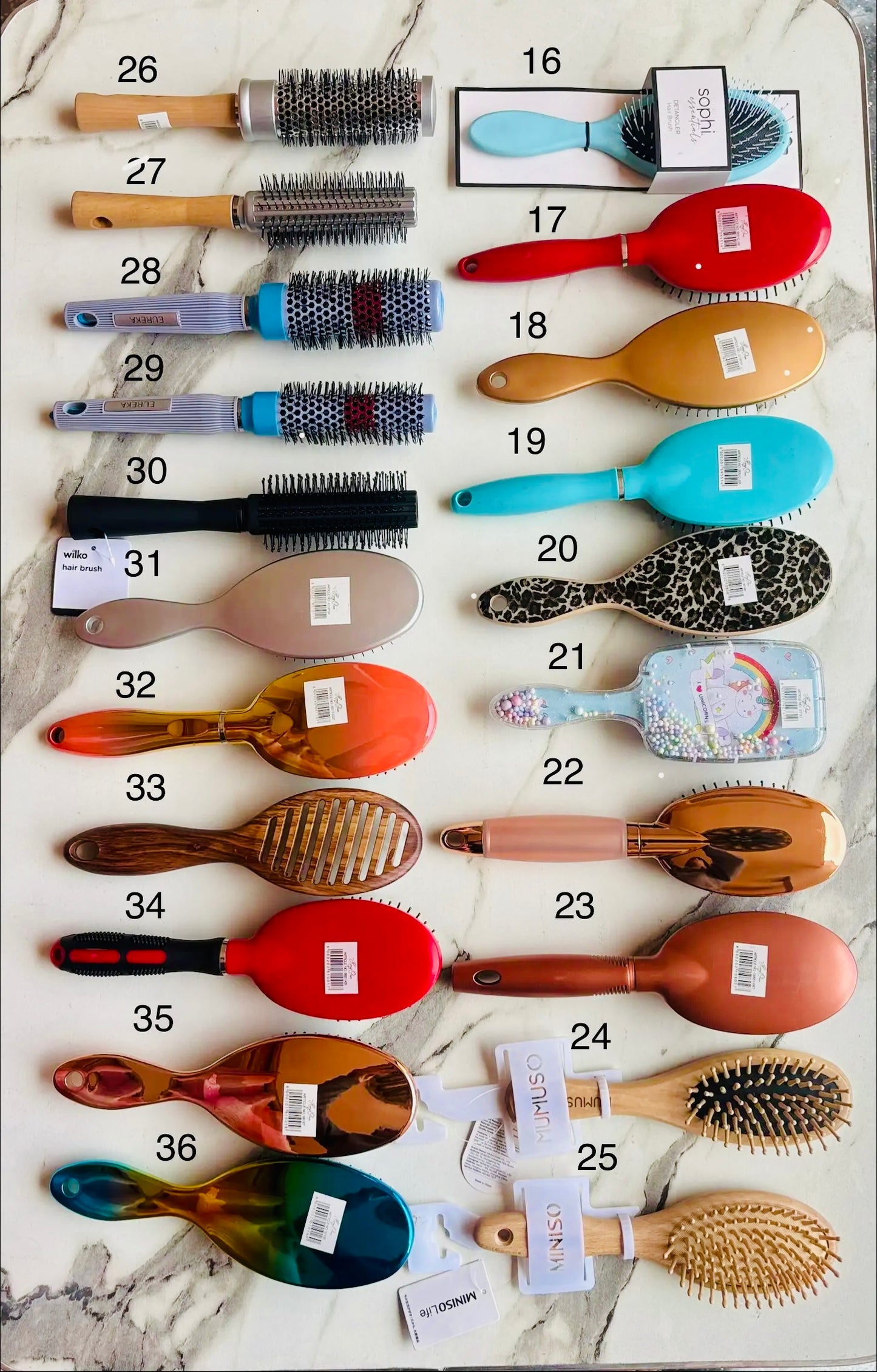 Heng Over Hair Brushes 550