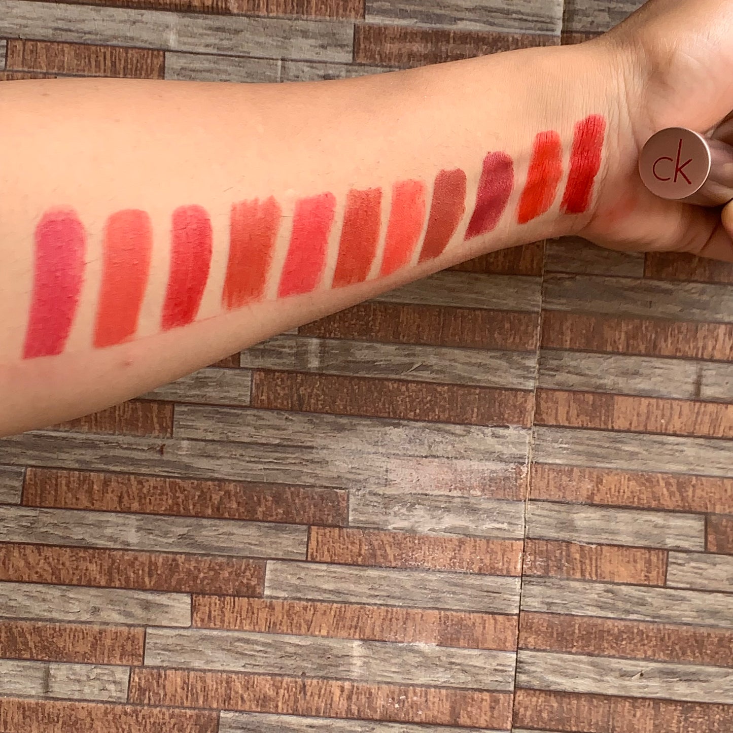 Ck Calvin Klein delicious luxury creme lipstick Pack of 12