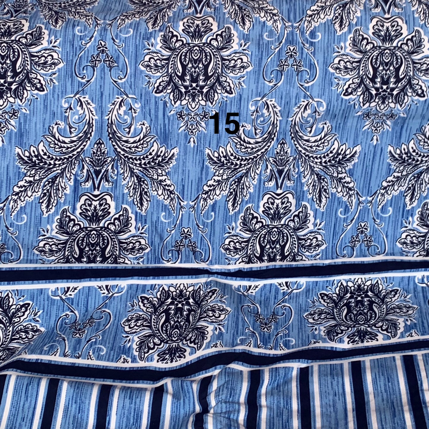 Pure cotton bedsheets premium quality in blue