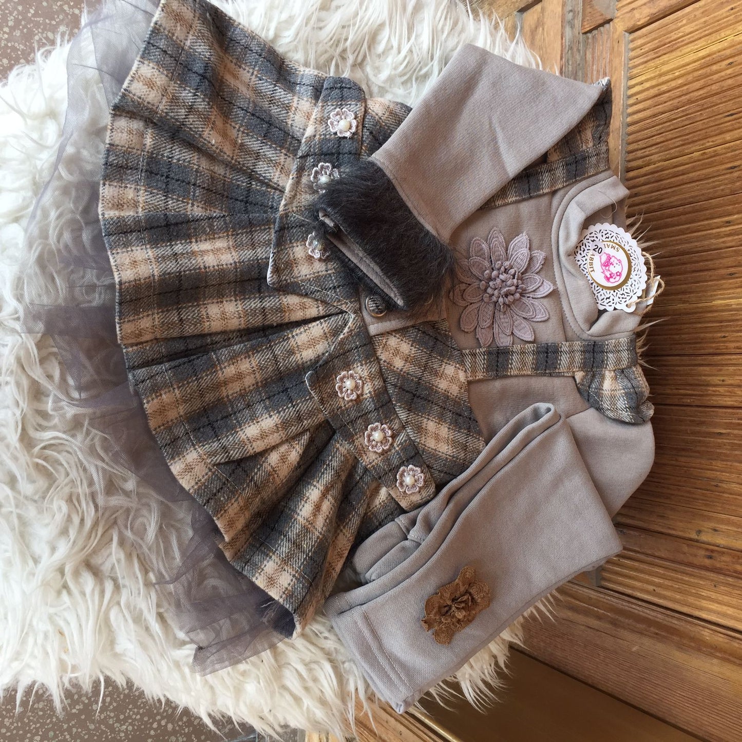 Winter Two Piece girls frock