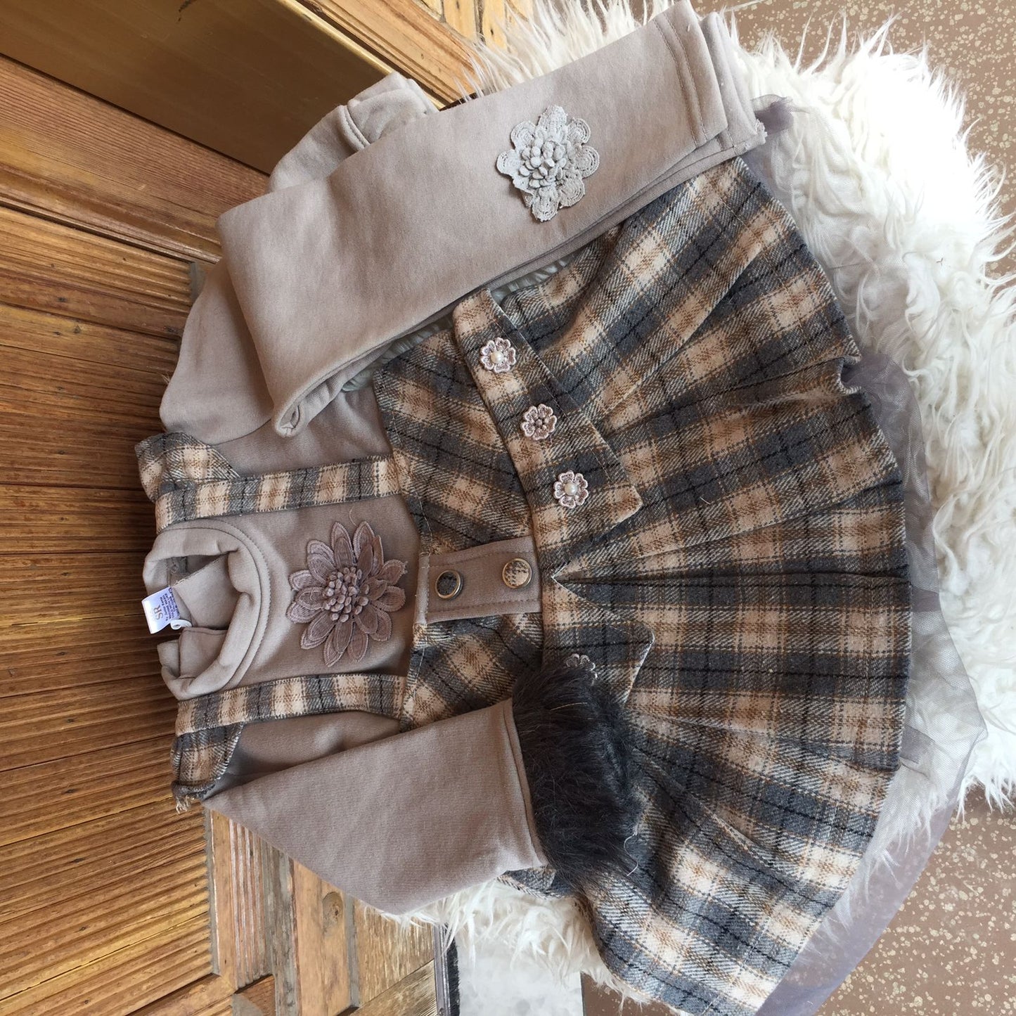 Winter Two Piece girls frock