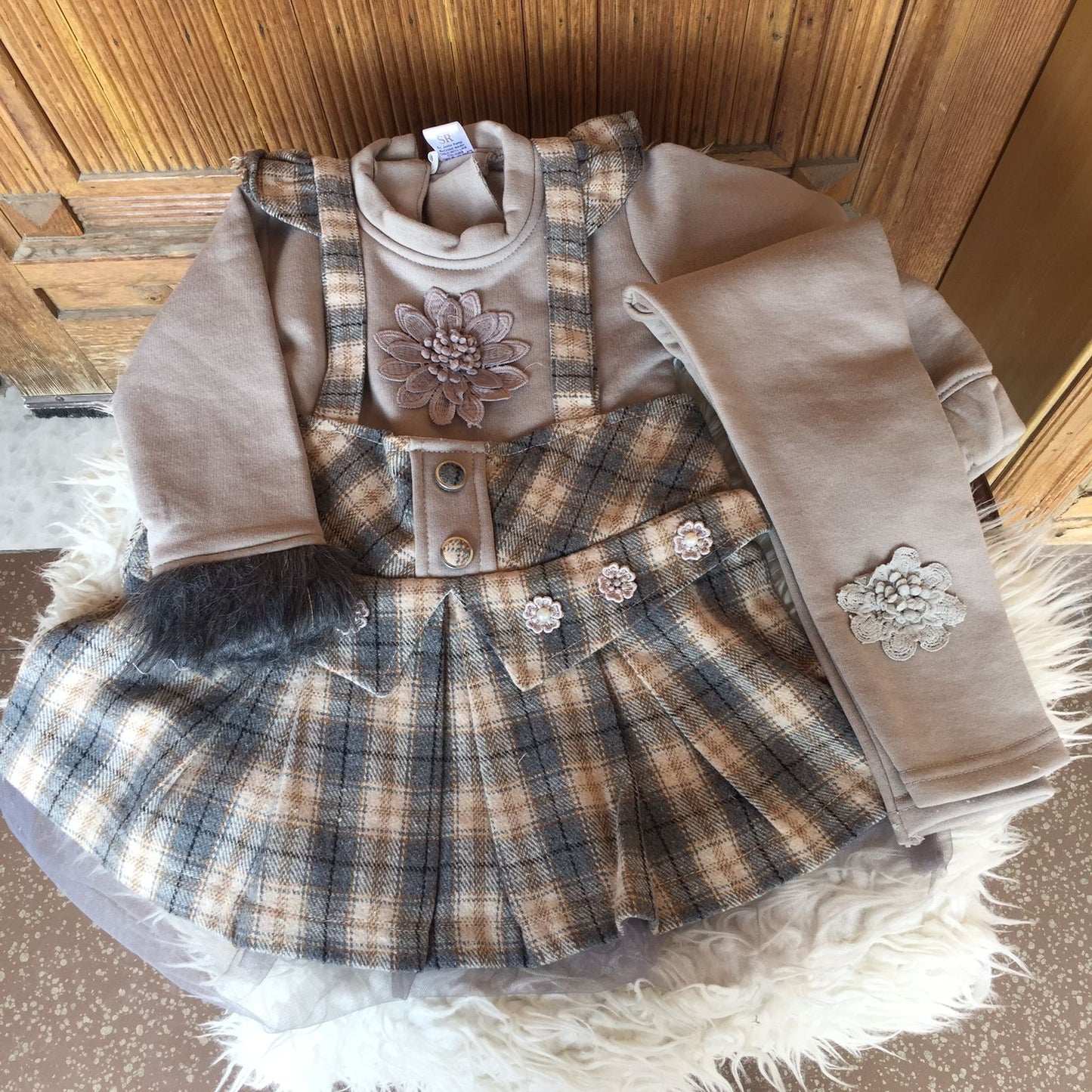 Winter Two Piece girls frock