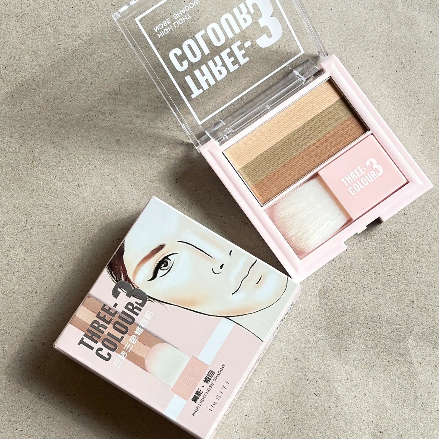 Three Color Highlight Nose Shadow