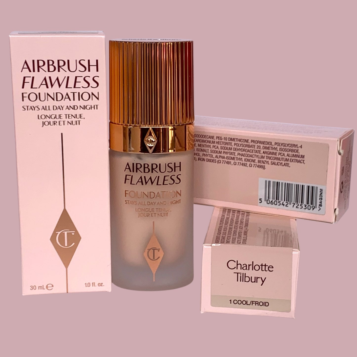 Charlotte Tilbury Air Brush FlawLess Foundation stay all day and night