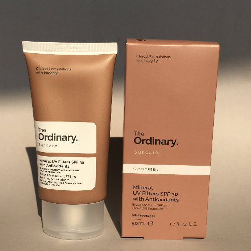 Ordinary sunscreen mineral uv filters spf 30