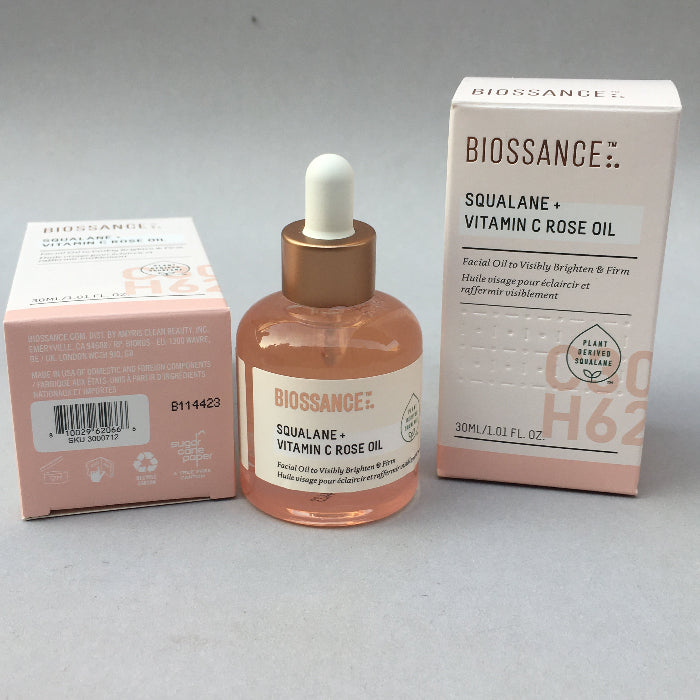 Biossance squalane vitamin c rose oil