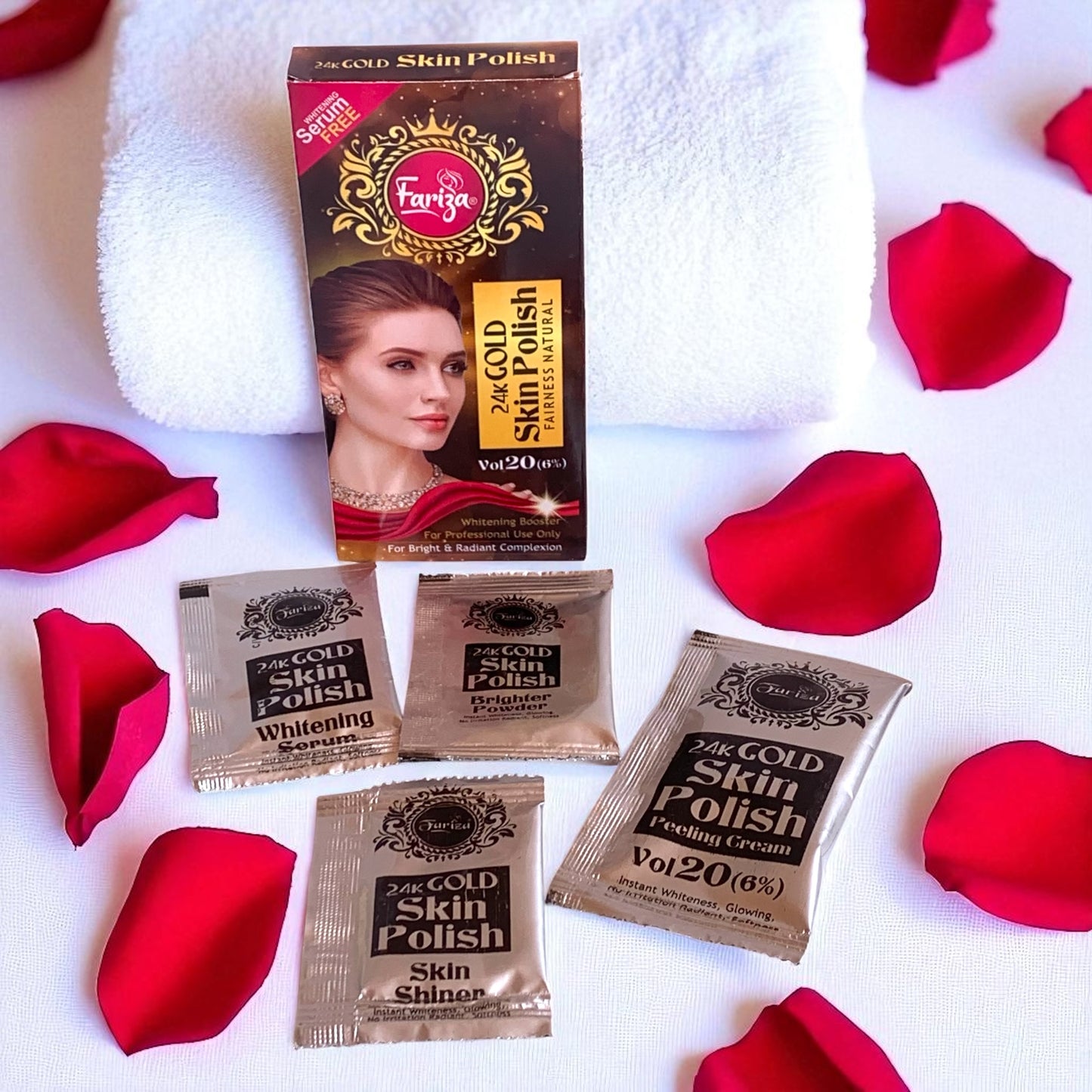 Fariza 24 Gold Skin Polish pack (3pack) 1$