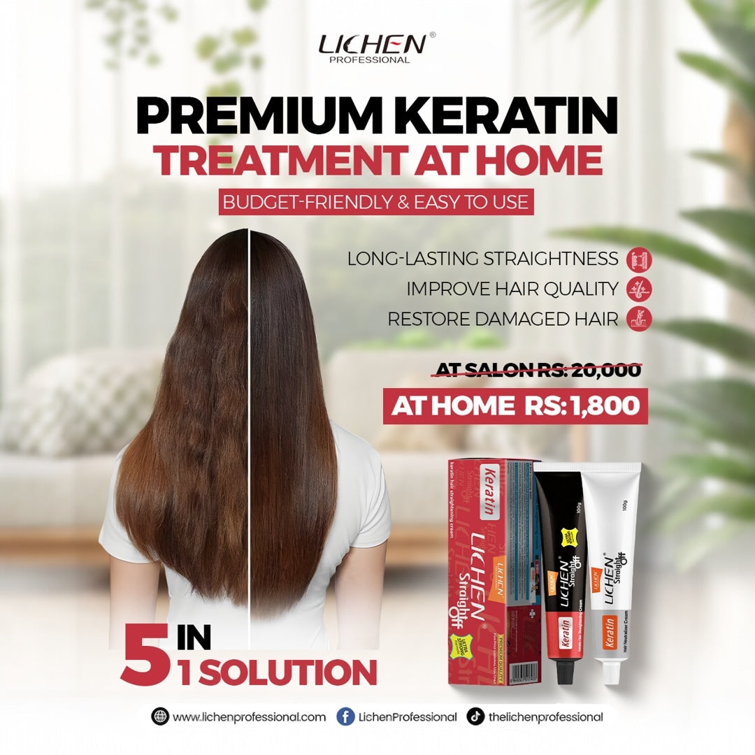 Lichen Keratin Hair Straightening Cream