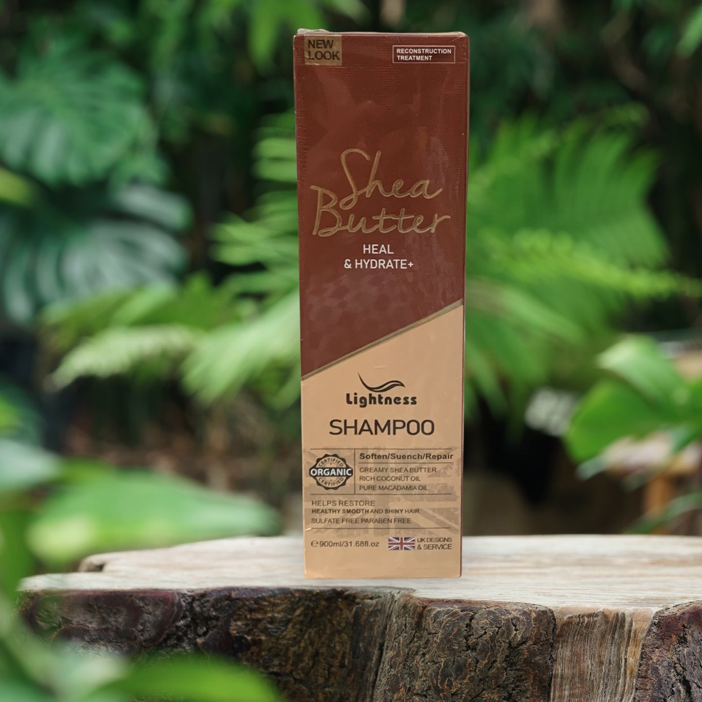 Shea butter heal & hydrate lightness shampoo 900ml