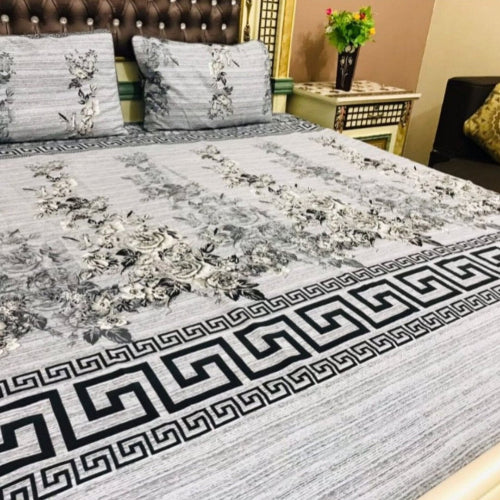 Crystal Cotton double bedsheet Promotion