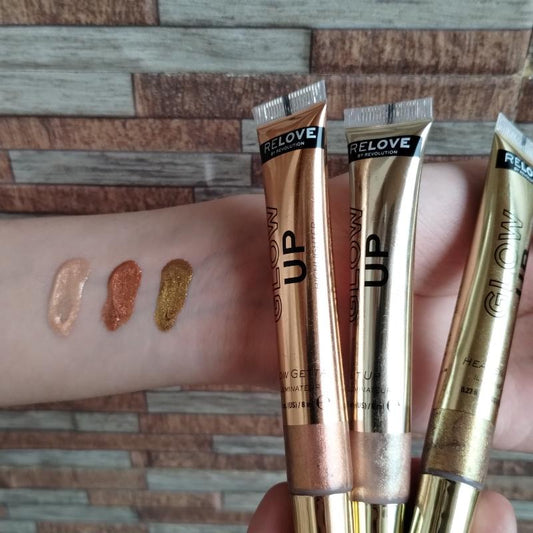Revolution Glowup Heaven Sent highlighter 2 pcs mix 1$