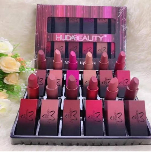 Hudabeauty lipstick Pack Of 12