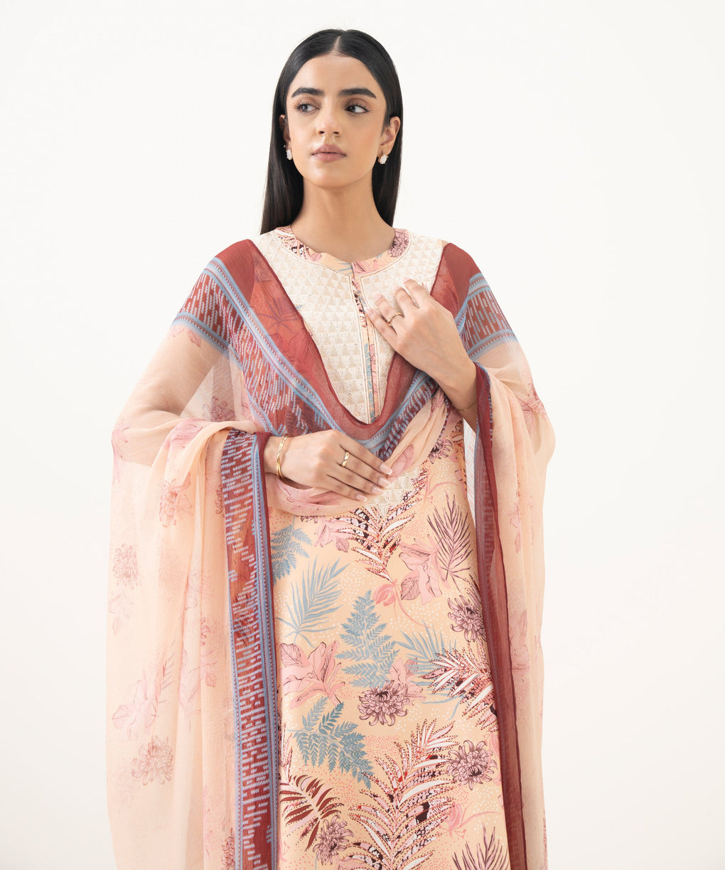 Sapphire 3 Piece - Embroidered Lawn Suit