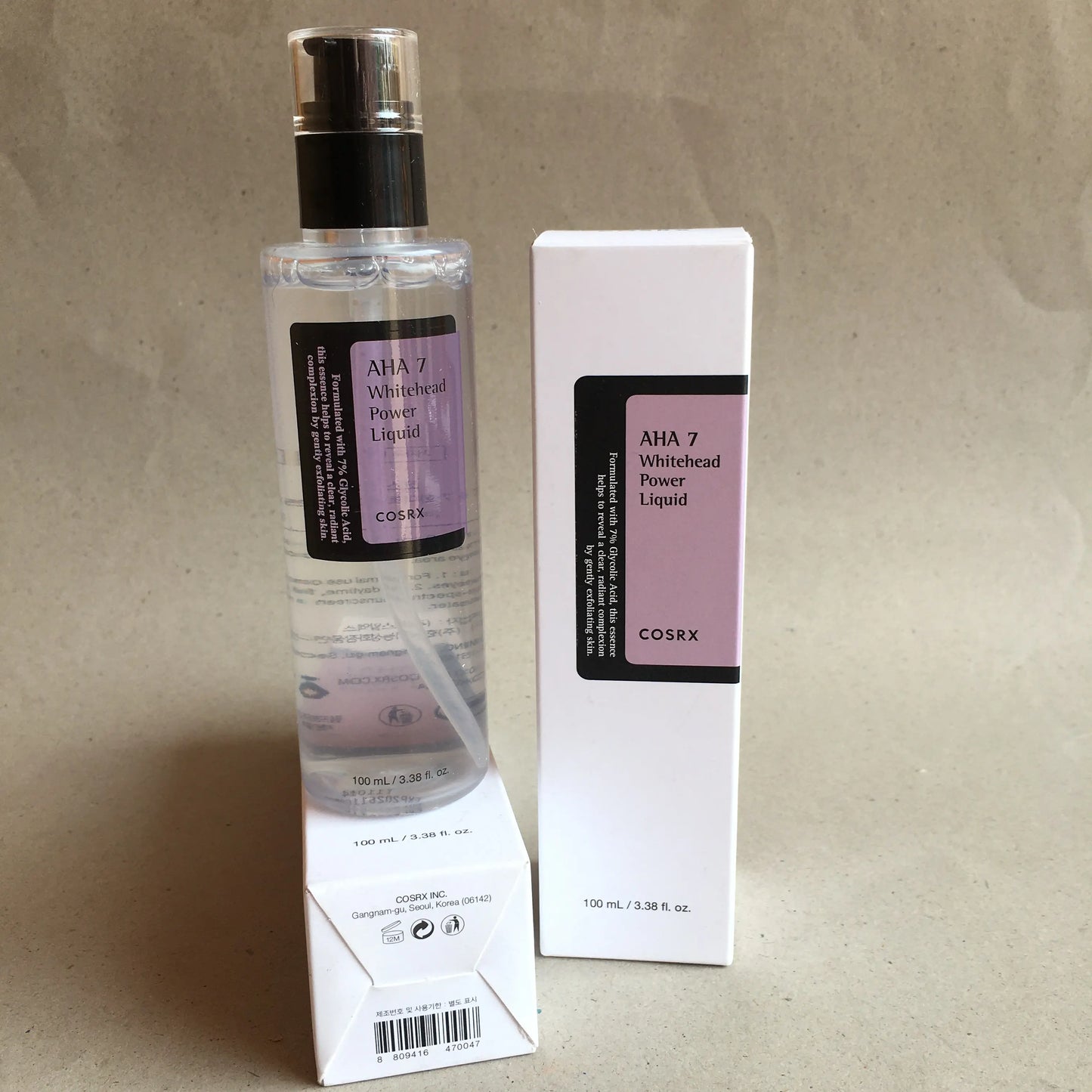 AHA 7 whitehead power liquid cosrx