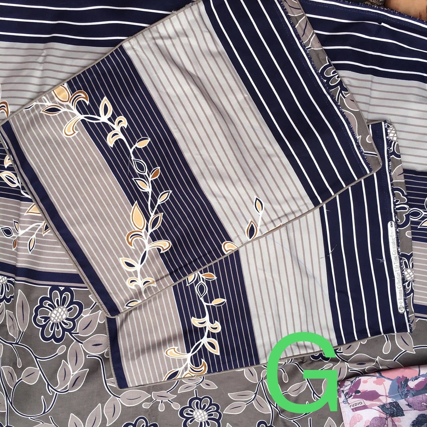 Crystal cotton bedsheets in gray&black ,king size