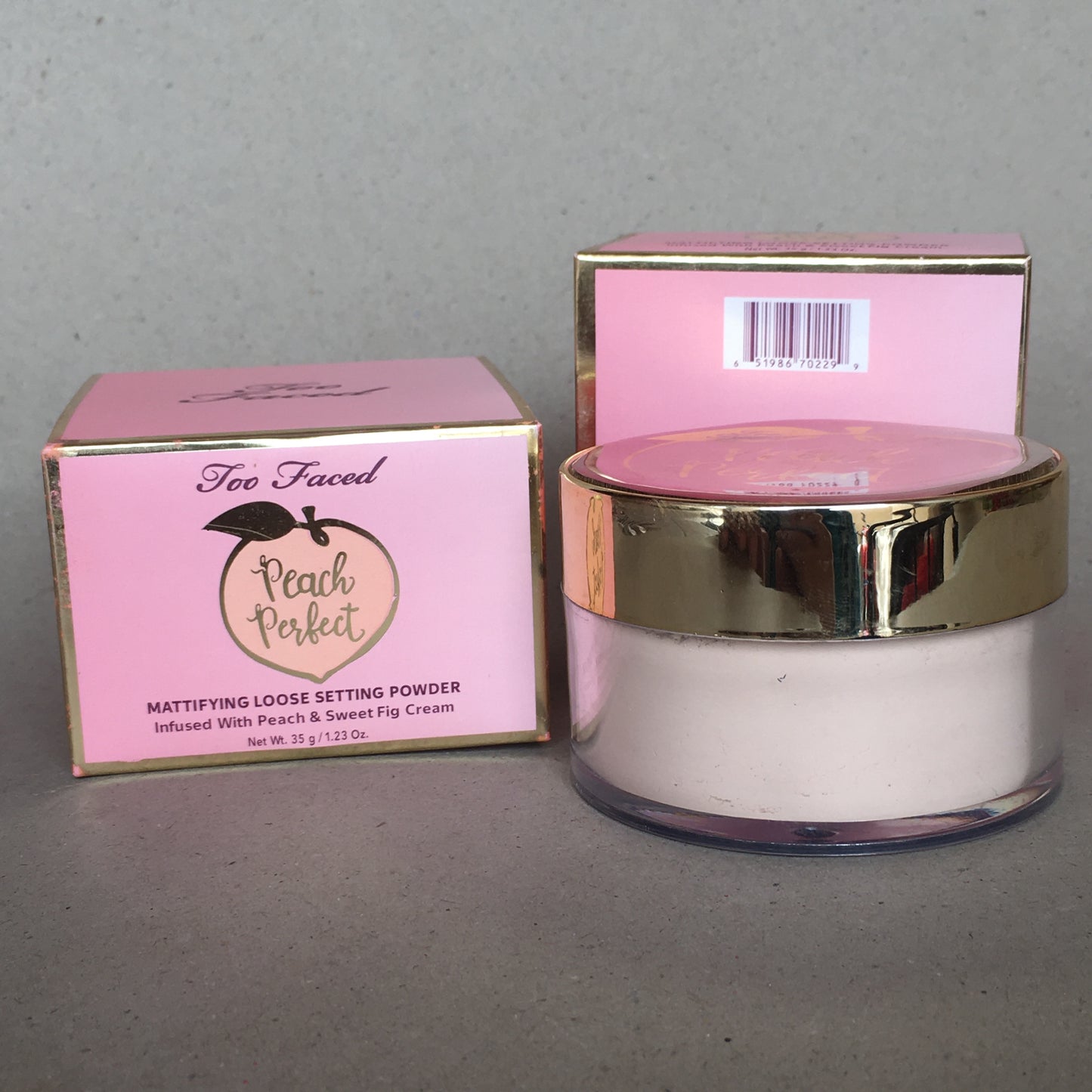 Too face peach perfect mattifying loose setting powder