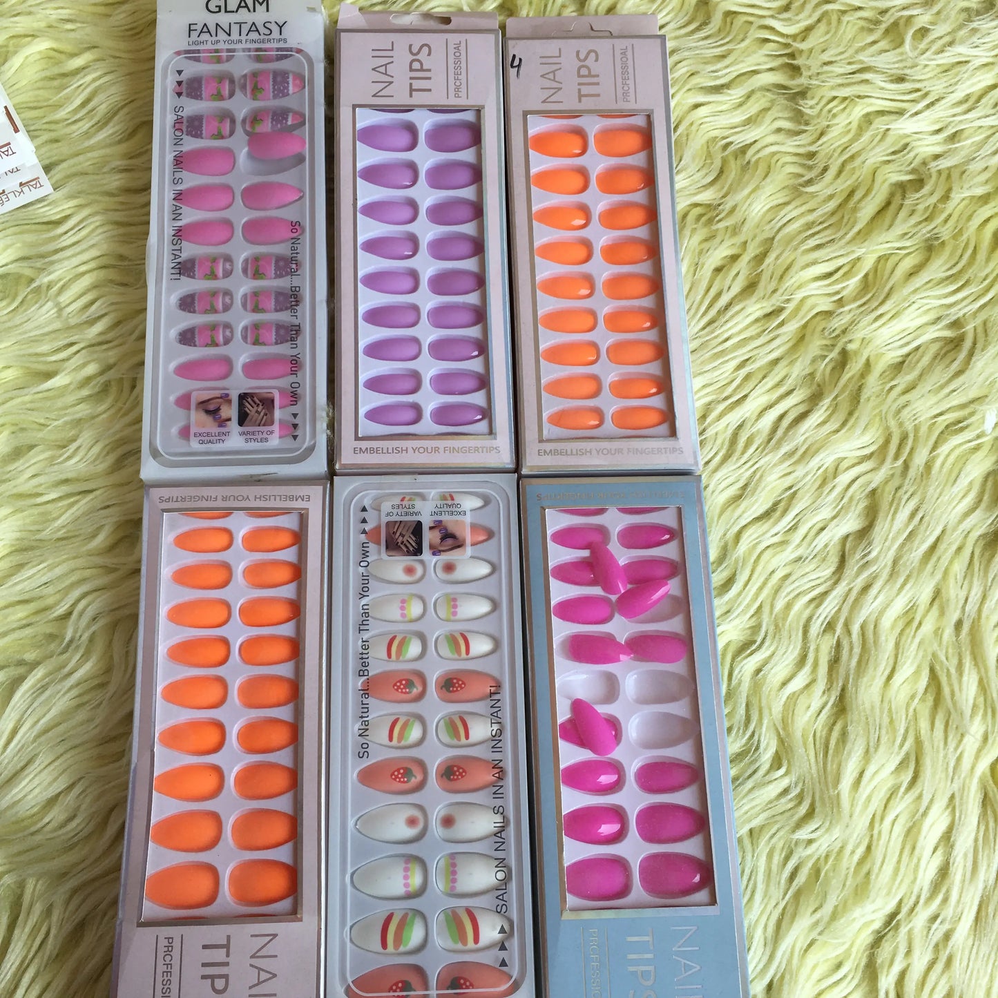 Nail set deal of 6 mix promotion