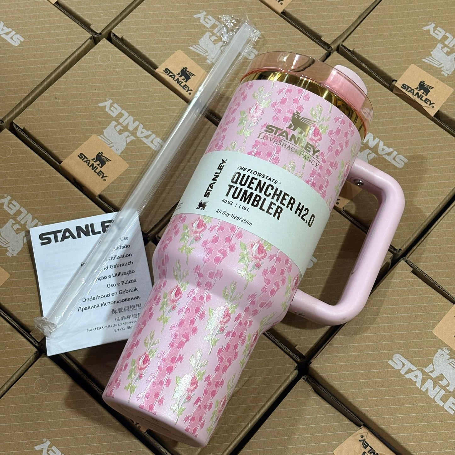 Stanley Tumbler floral printed