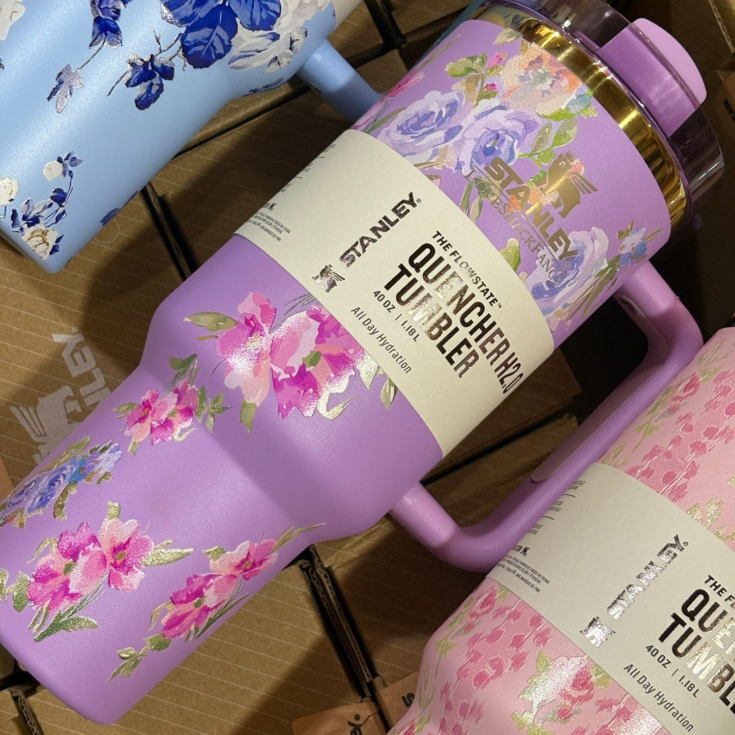 Stanley Tumbler floral printed
