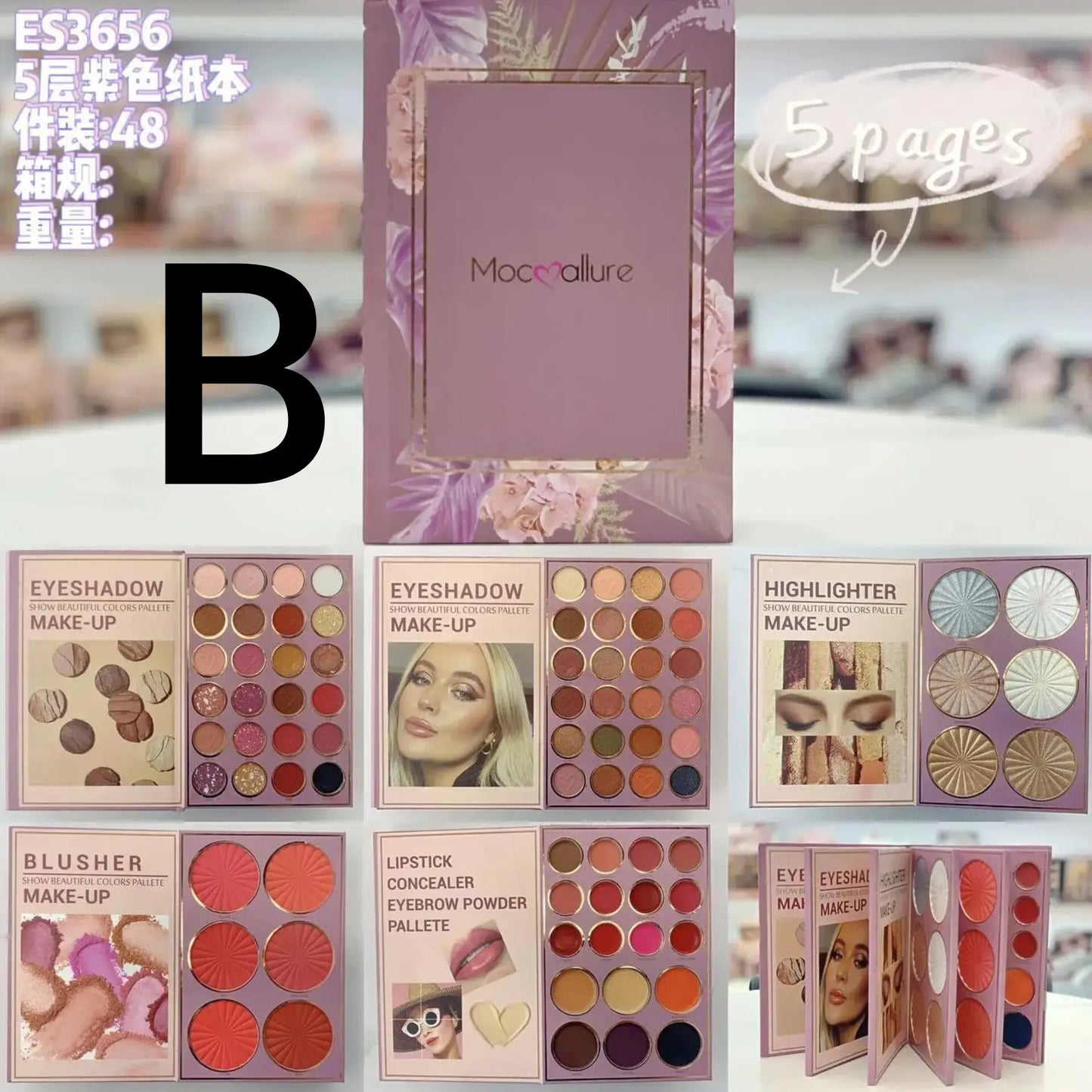 Mocallure book palette 5 in 1