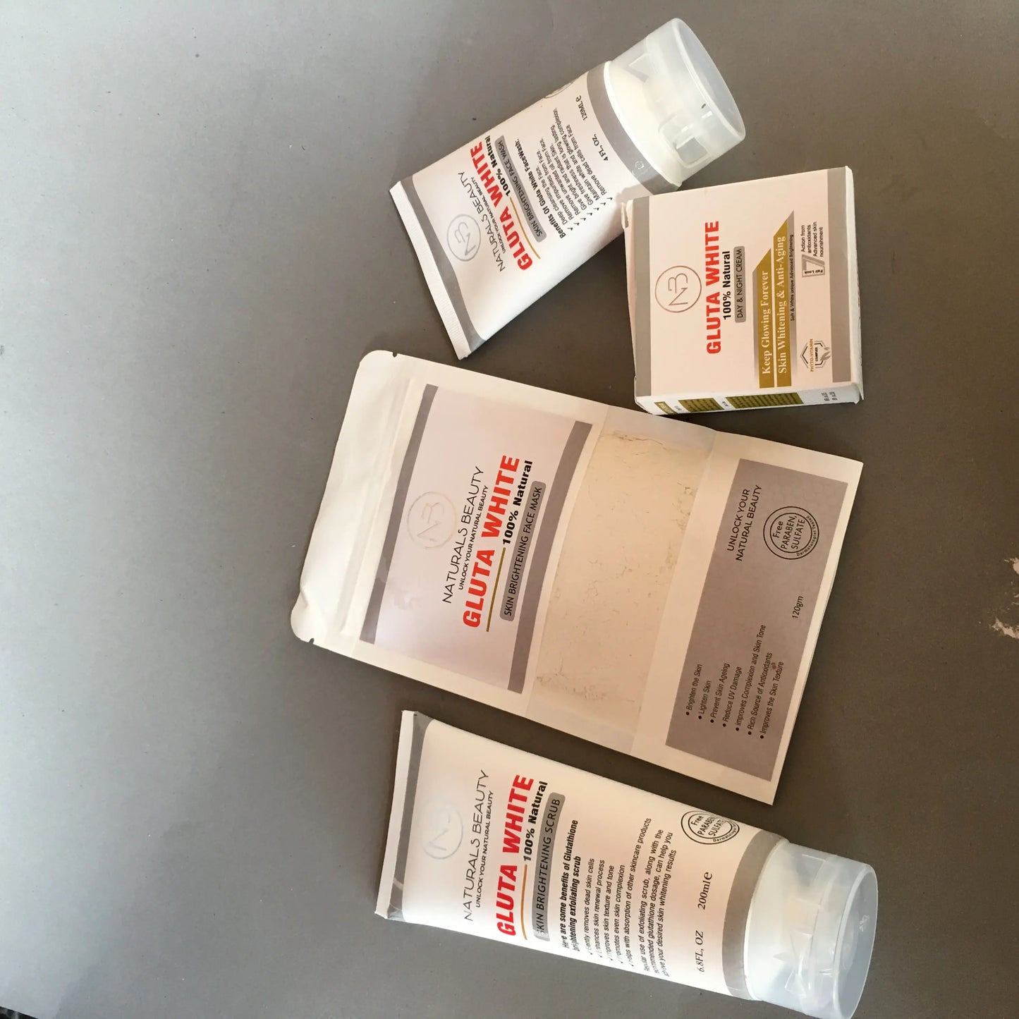 Gluta white 100% natural combo deal promotion