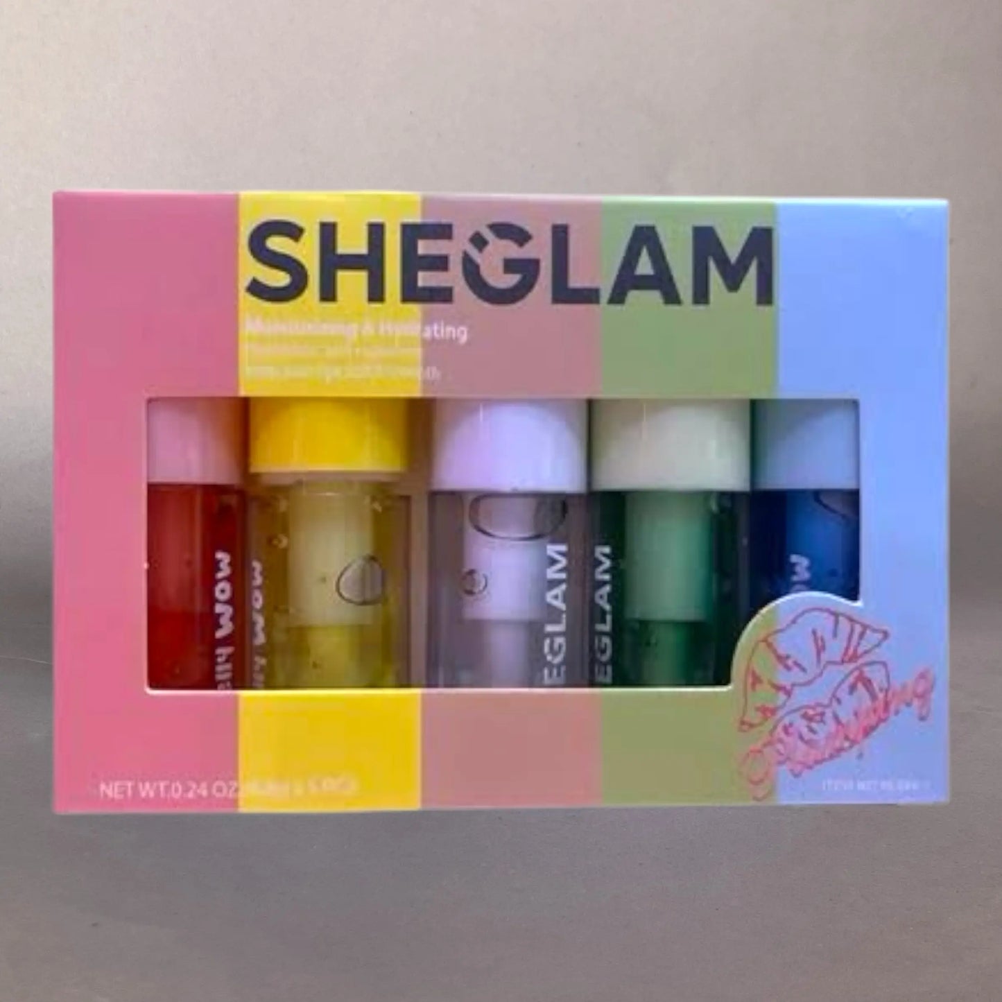 Sheglam lip oil pack of 5