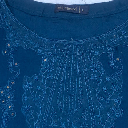 Marina 3 pcs stitched  embroidery suit large size