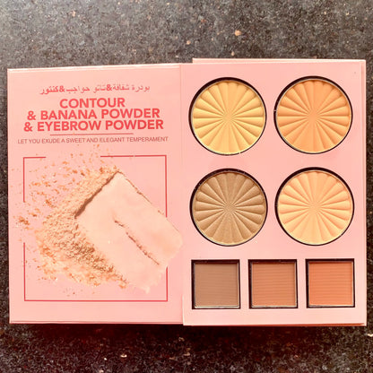 Ckrismiss Make up Kt Eyeshadow & Highlighter Blush 5 in 1 palette