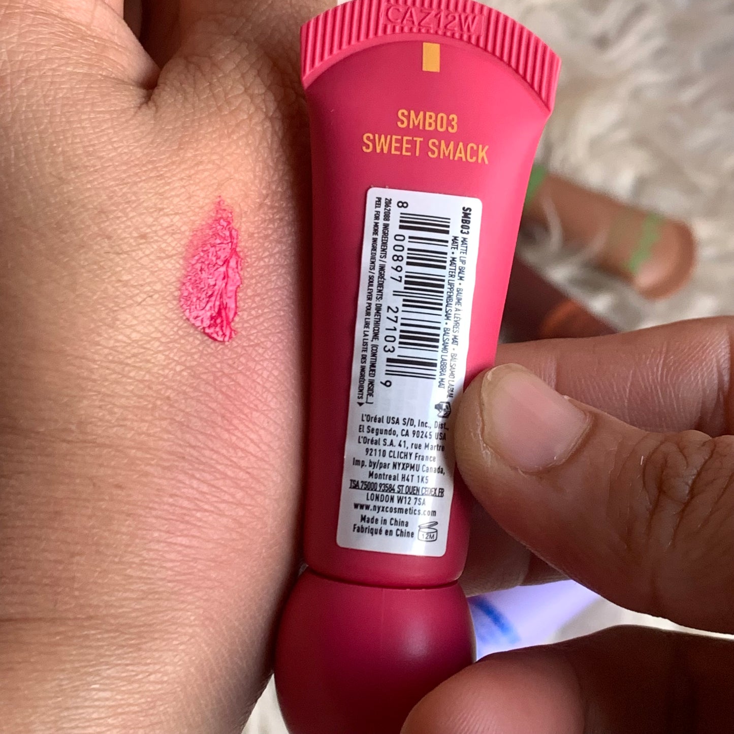 NYX Smushy Matte Lip Balm single