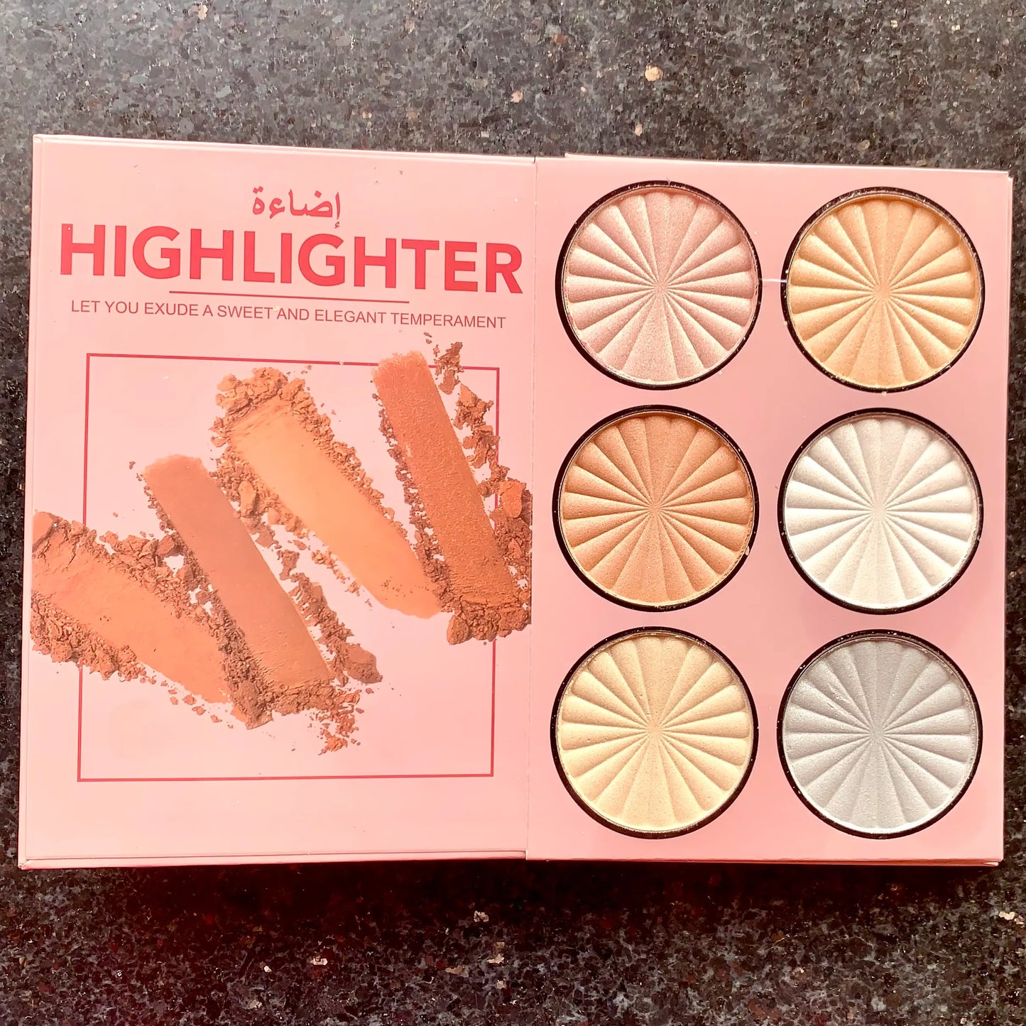 Ckrismiss Make up Kt Eyeshadow & Highlighter Blush 5 in 1 palette