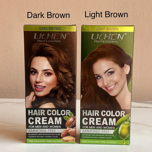 Lichen Hair Color Cream Ammonia Free