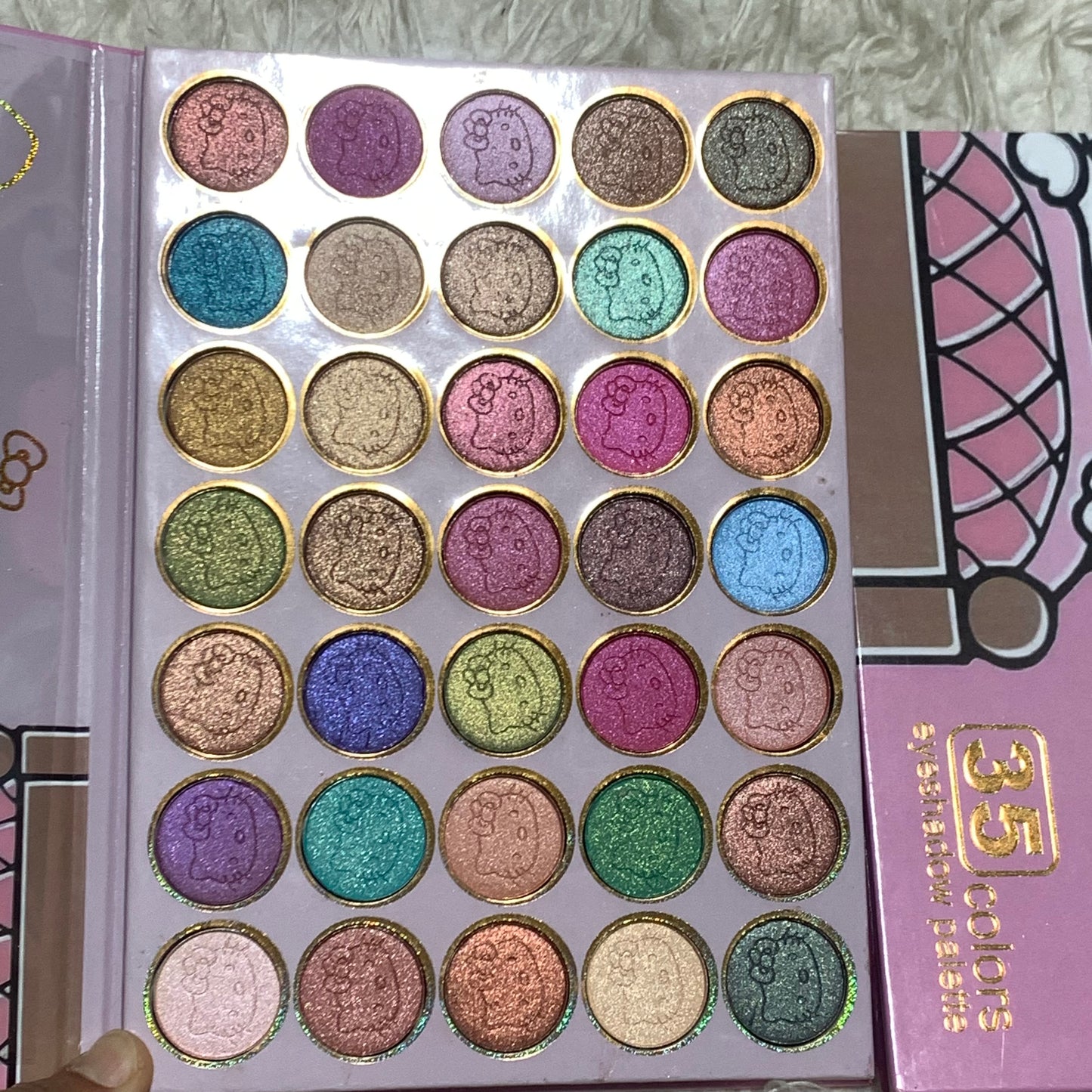kitty 35 colors eyeshadow palette 03