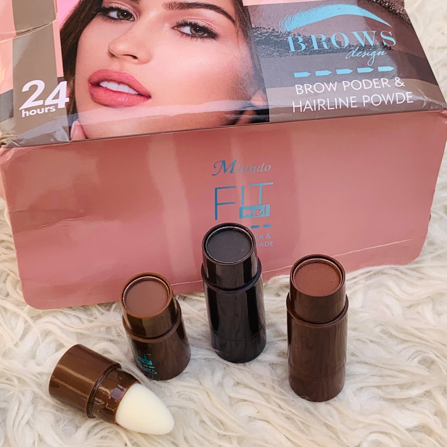 Eyebrow stamp / hair chalk