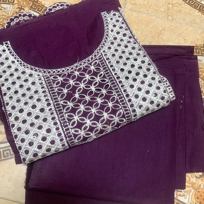 3 PCs suit  unstitched