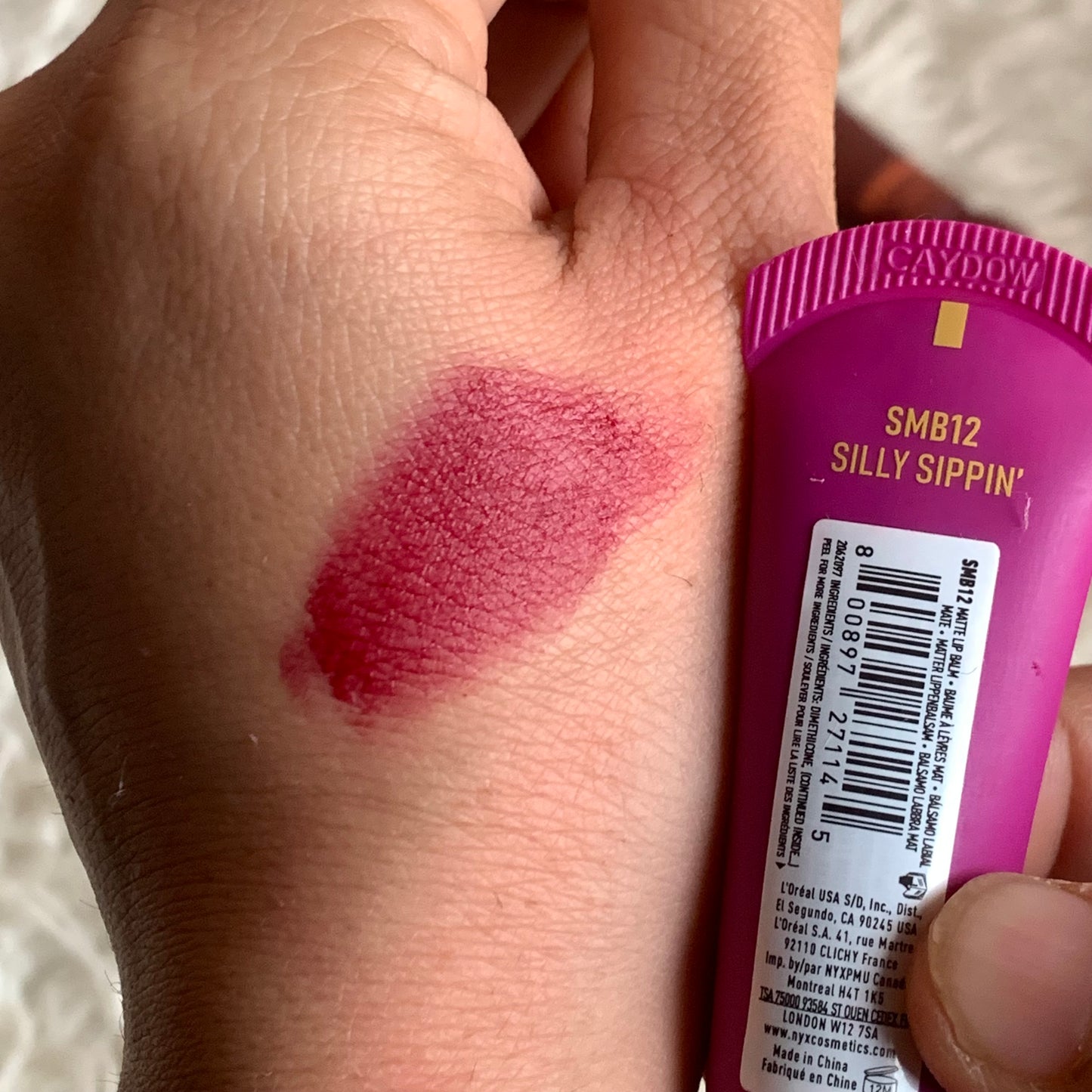 NYX Smushy Matte Lip Balm single