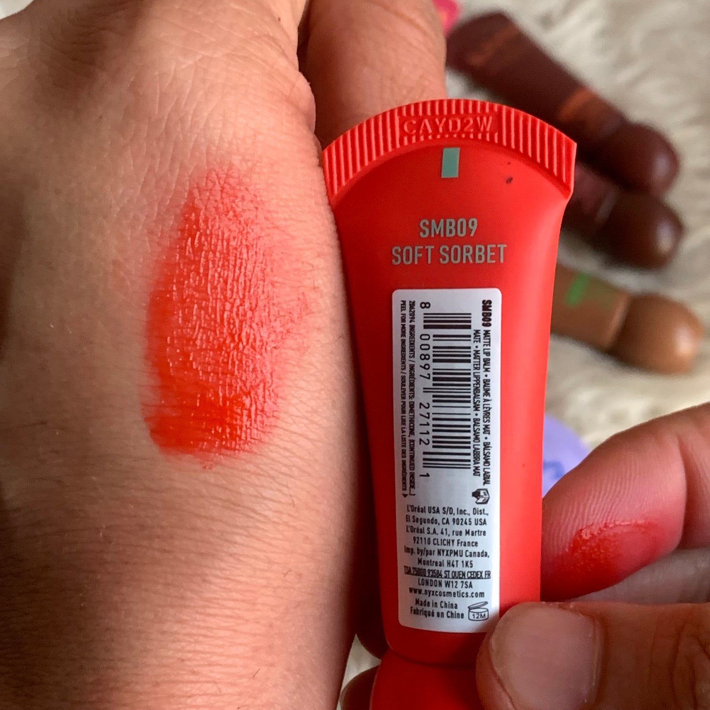 NYX Smushy Matte Lip Balm single