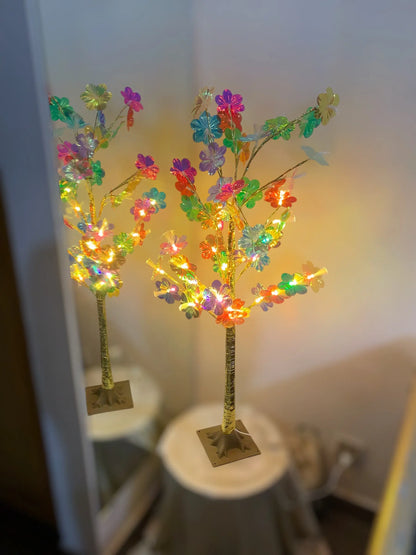 Corner lamp decoration