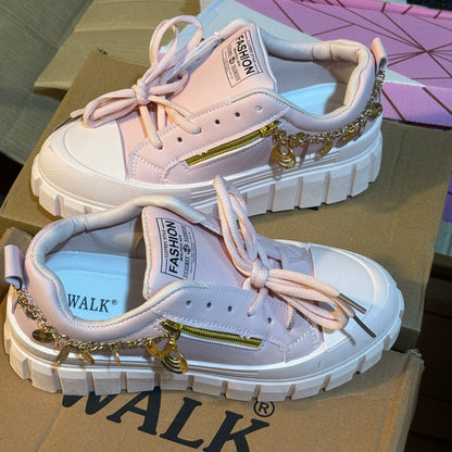 Sneakers Shoes For Women– JB513 Pink