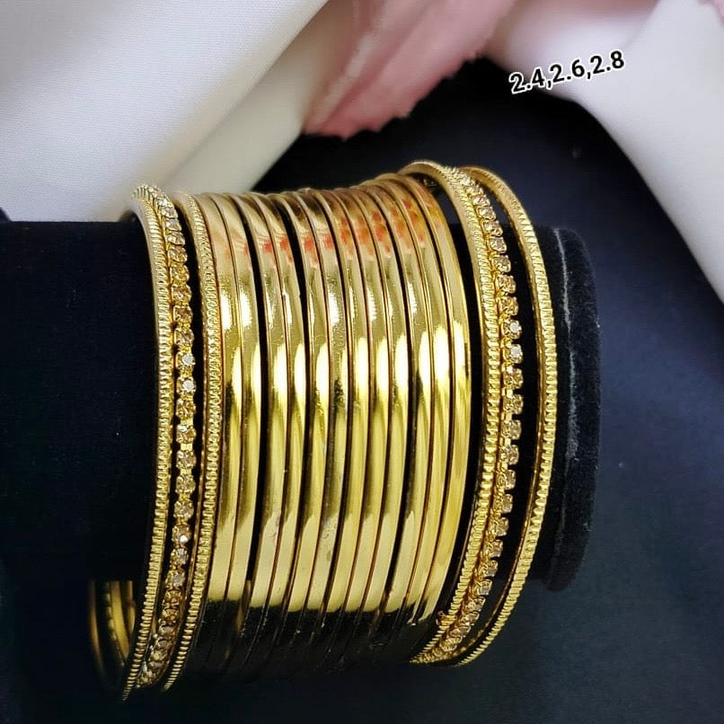 Golden Bangles set