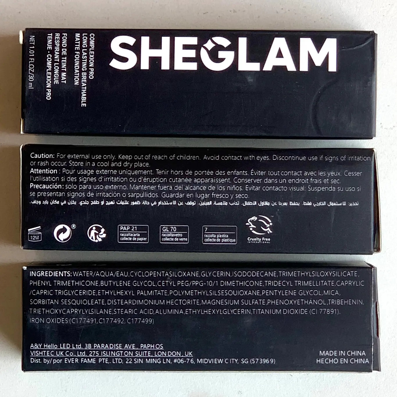 Sheglam Matte Foundation 30ml